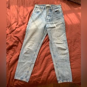 stradivarius mom jeans us4